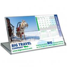 Personalised Landscape Case Calendars for office desks